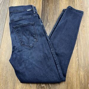 Mother The Swooner Ankle Jeans Womens 28 Squeeze Play High Rise Dark Wash Denim